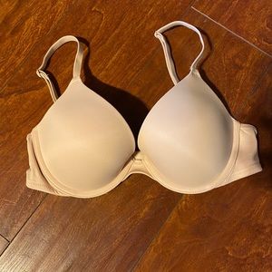 PINK nude push-up bra